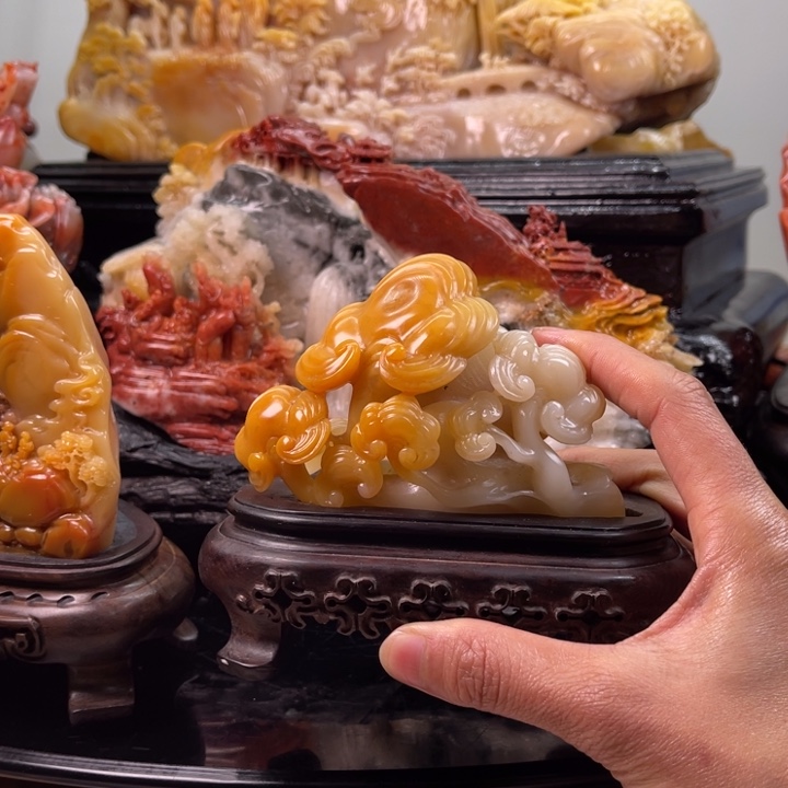 田黄石吉祥如意摆件