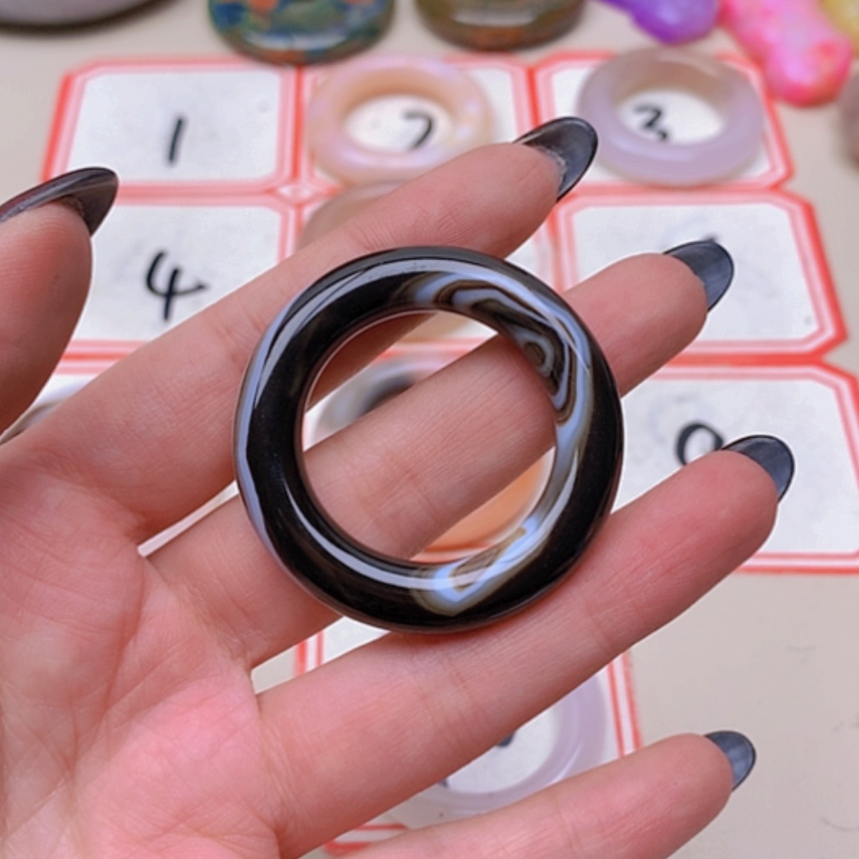 【闪购商品】未镶嵌玛瑙/玉髓珠宝半成品蝴*兰