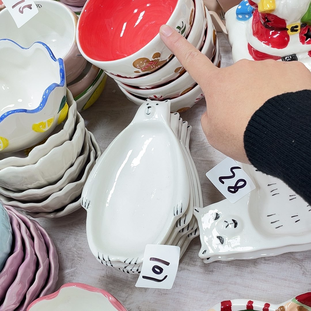 然***然满25包邮 瑕疵陶瓷不退不换 完美主义者慎拍 