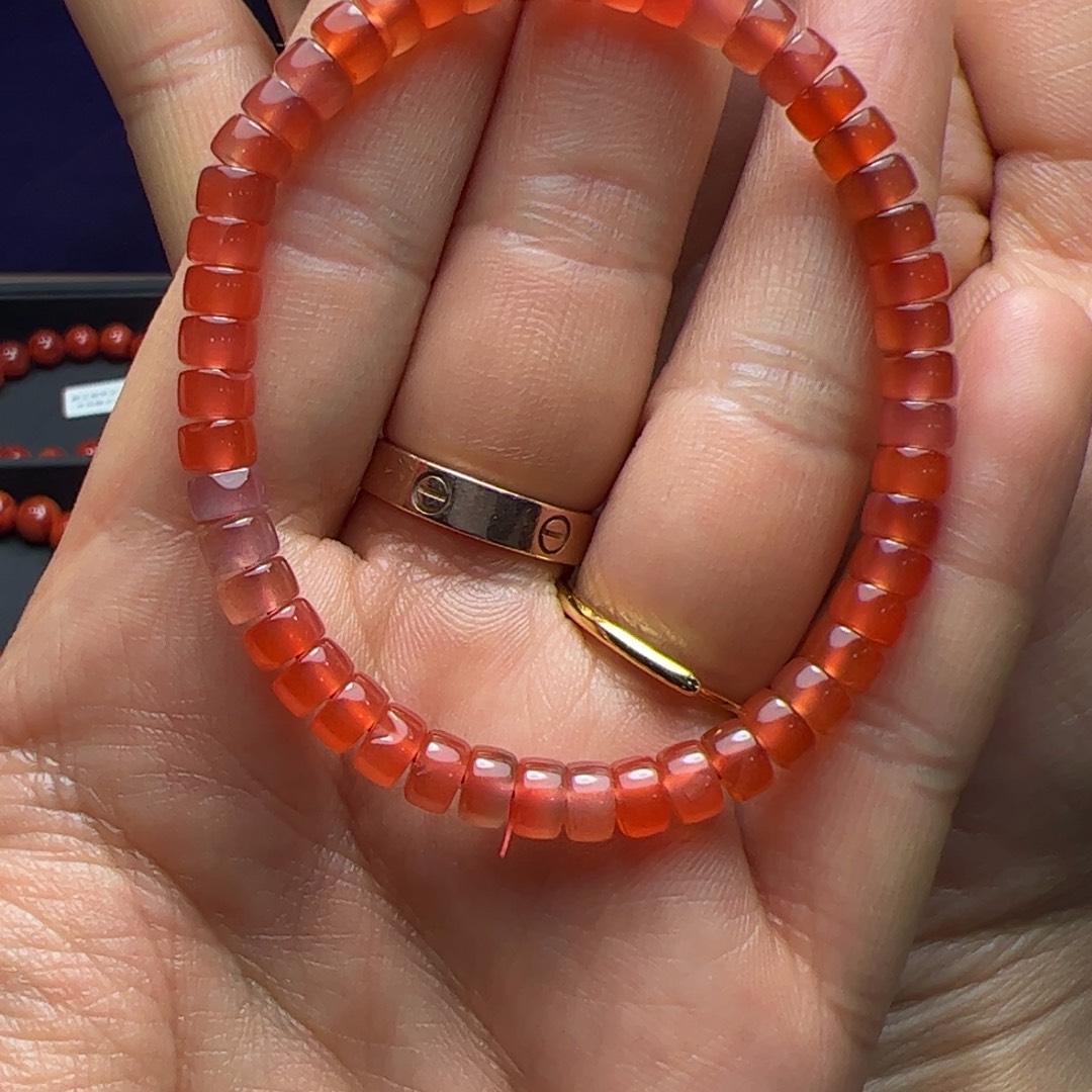 南红玛瑙未镶嵌手串