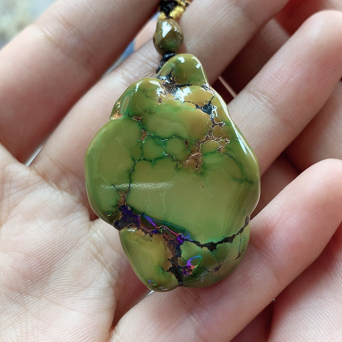 未镶嵌绿松石珠宝奇石