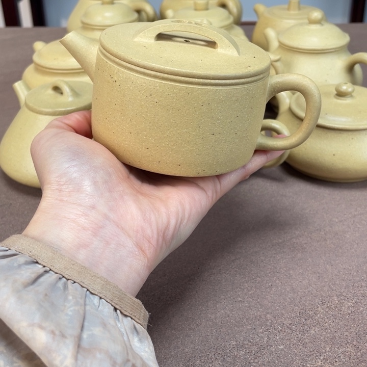 本山绿泥茶壶毫升200毫升