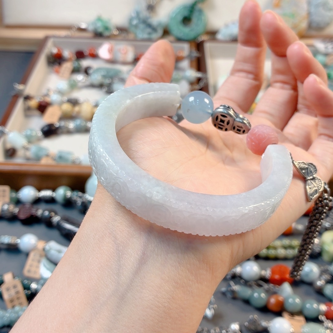 崽***妈未镶嵌手链翡翠手串