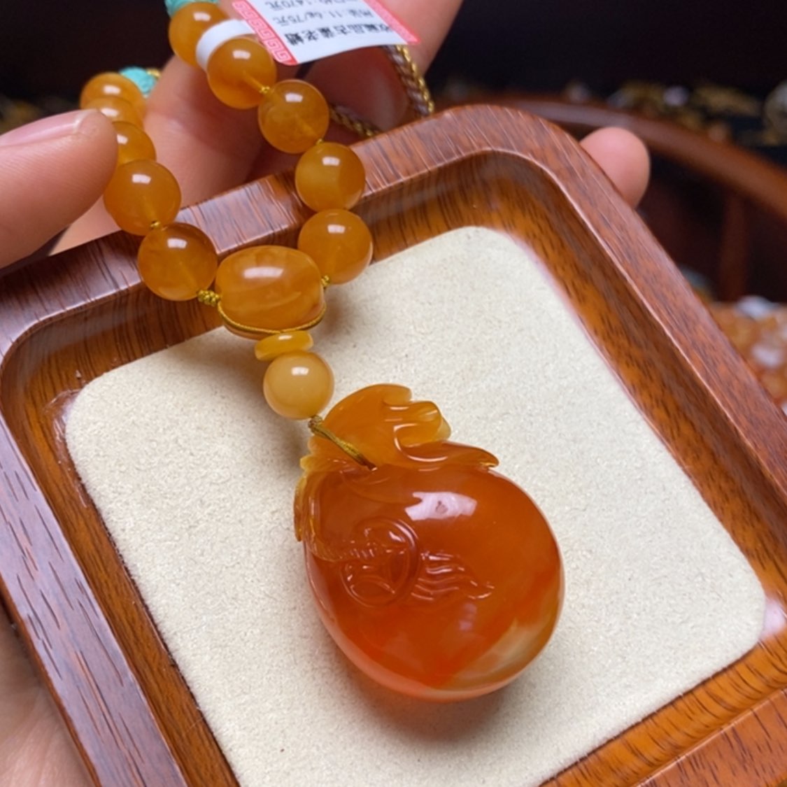 【闪购商品】蜜蜡颈饰未镶嵌项链