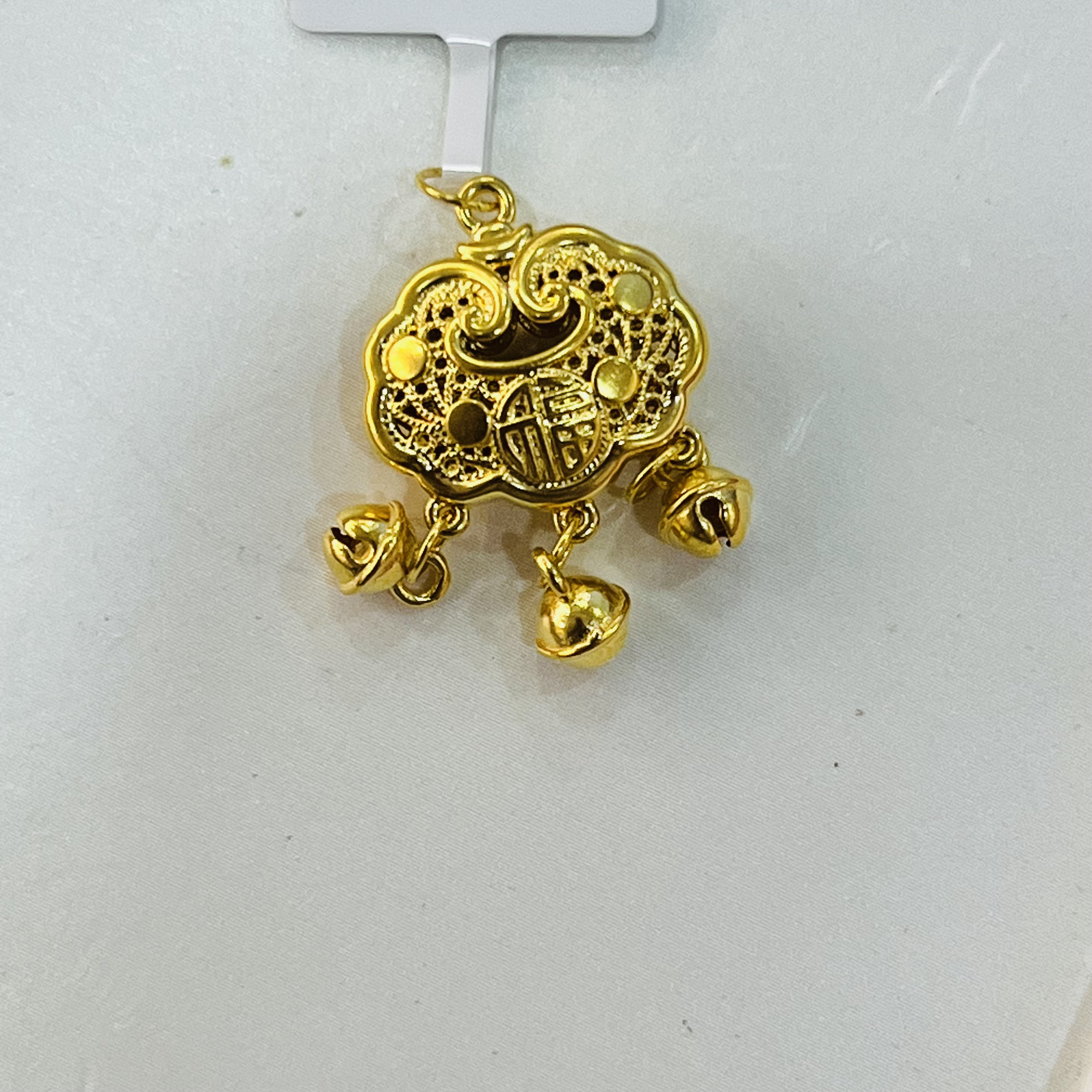 【夏夏专享】足金999饰品 锁包吊坠 1.01 GP