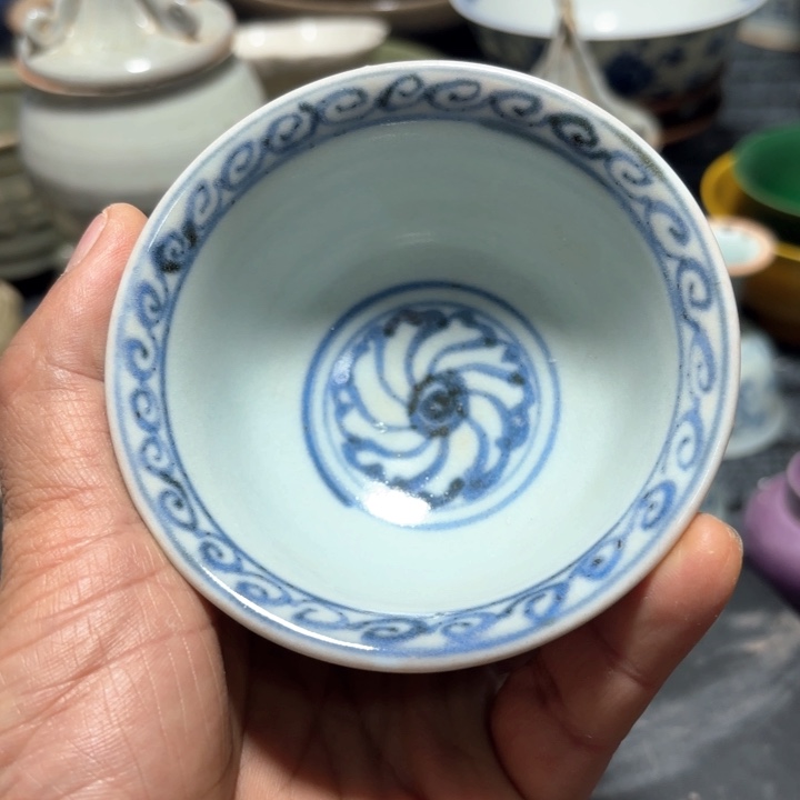 杯念*一个青花的一个杯