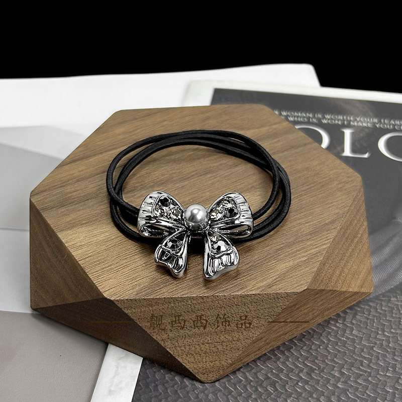 【LXX靓西西】354 经典蝴蝶结百搭高弹力三股皮筋