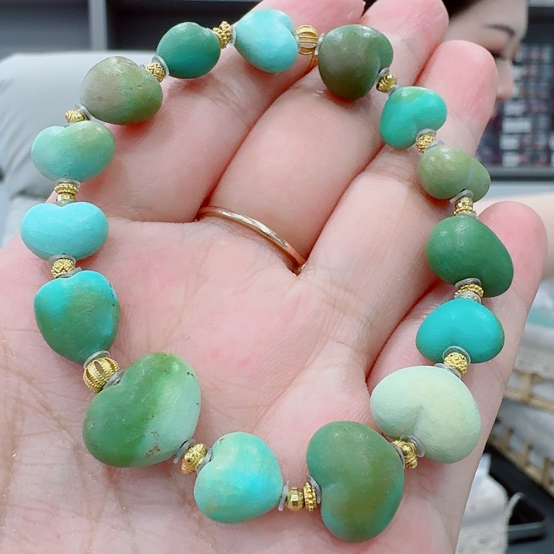 未镶嵌绿松石珠宝奇石