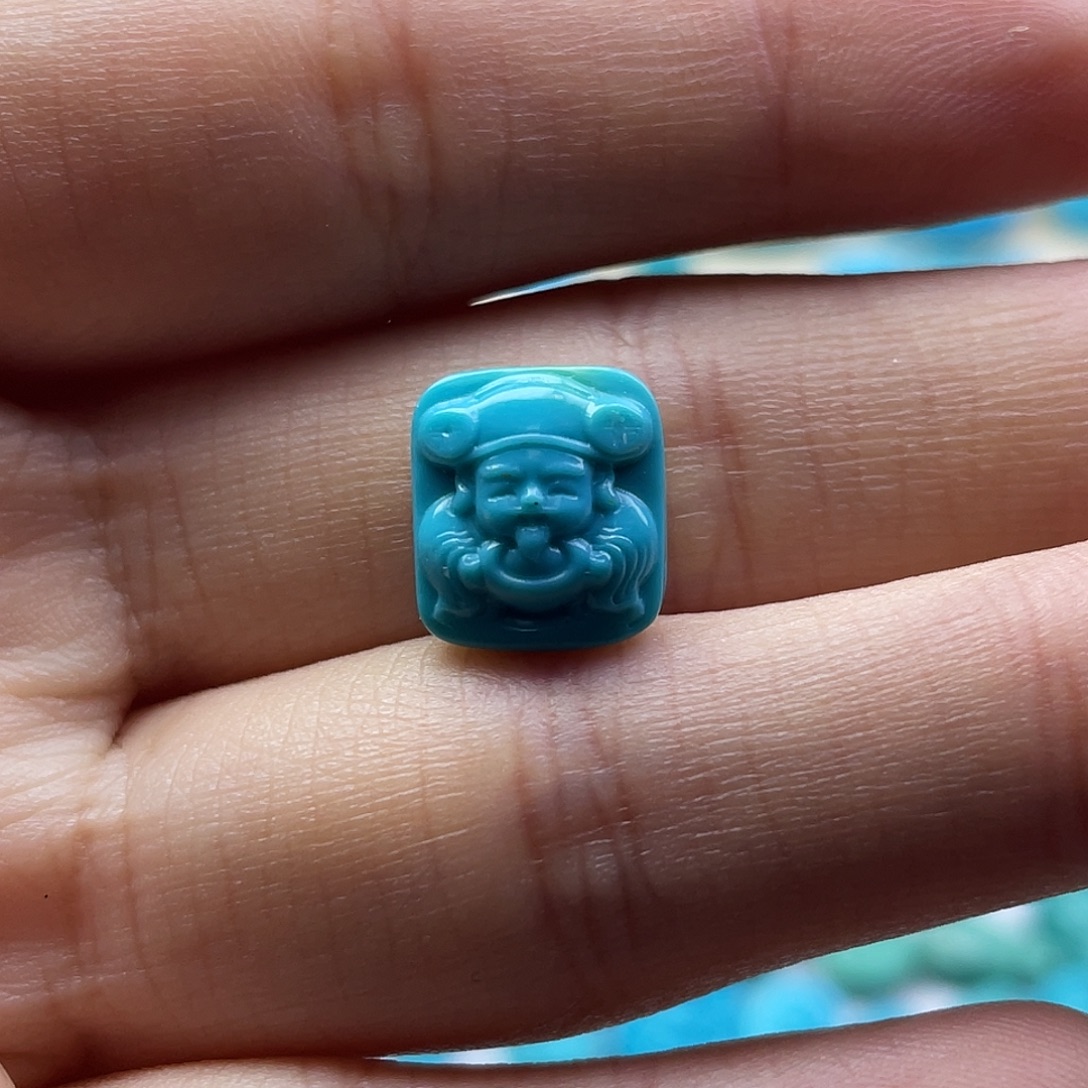绿松石未镶嵌颈饰