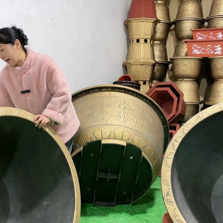 圆盆古铜一米二一个