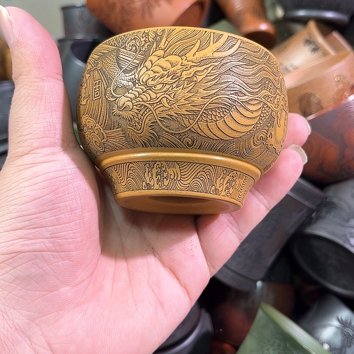 茶杯紫砂全手工紫砂主人杯
