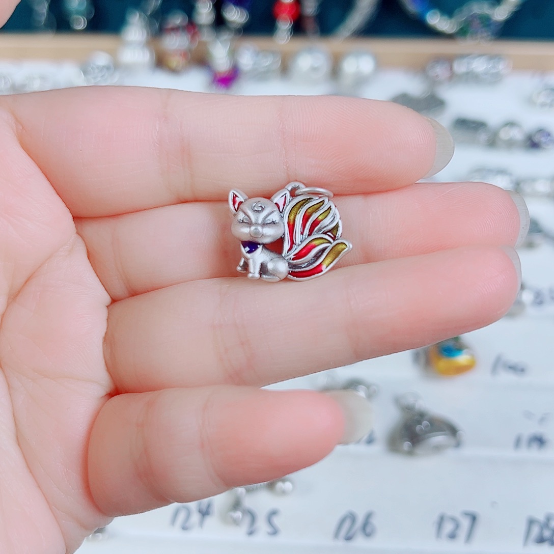 珐琅足银孤品足银