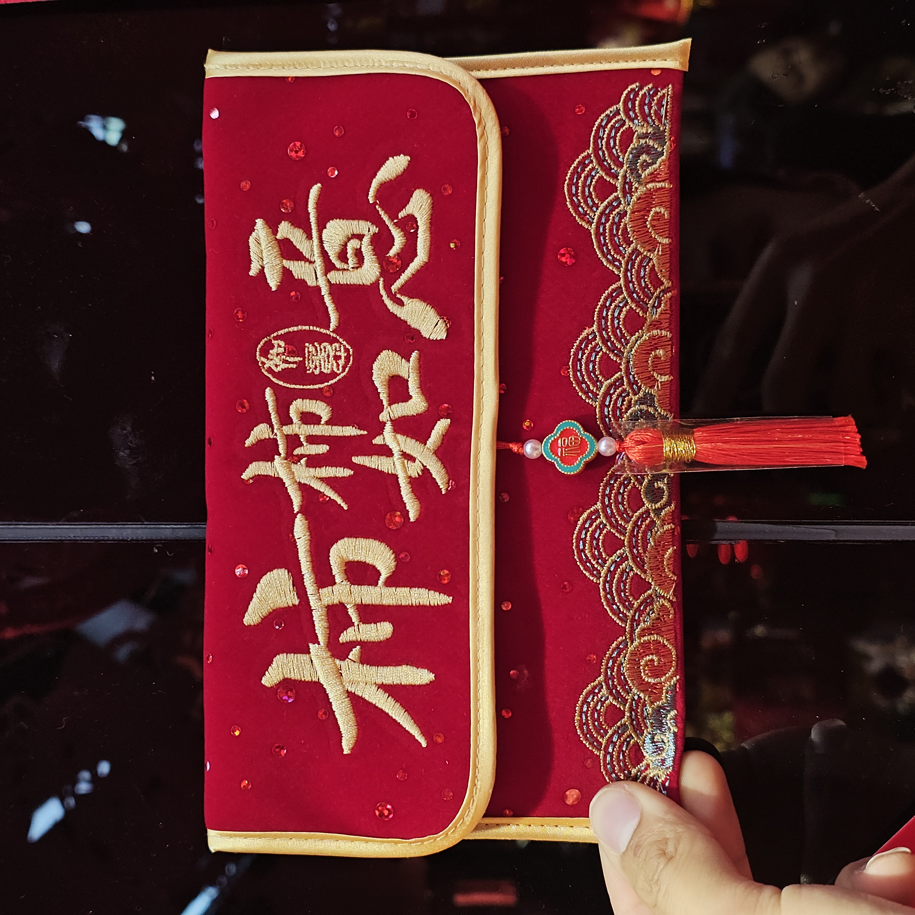 【XM-91014】绒面马年红包2026年新款新年红包