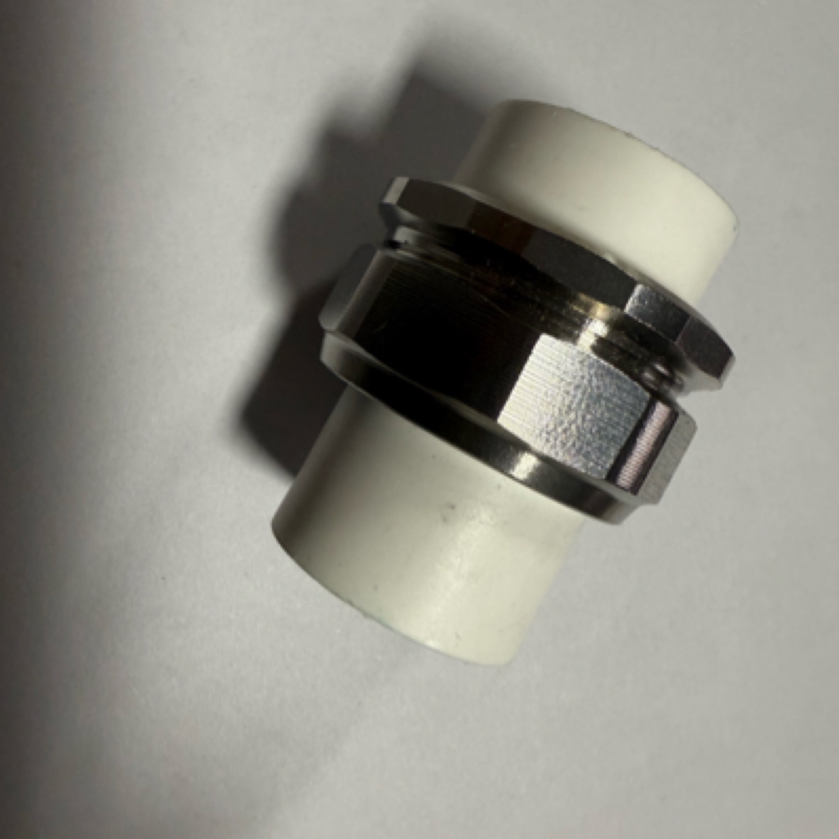 全新料不锈钢PPR双熔活接接头