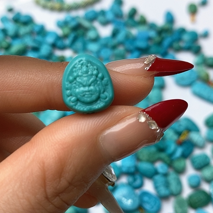 绿松石珠宝奇石未镶嵌