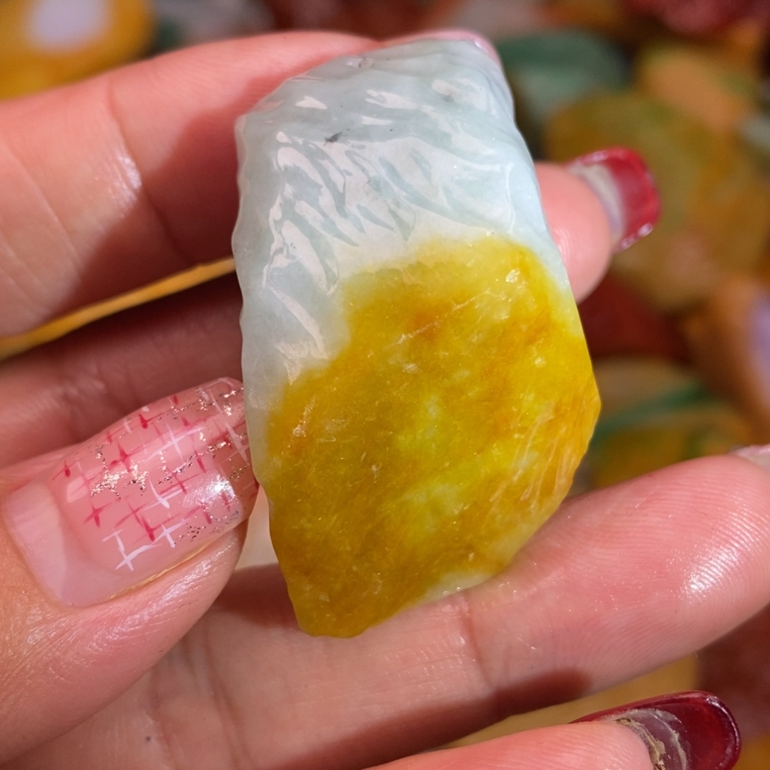 翡翠颈饰未镶嵌缅甸翡翠