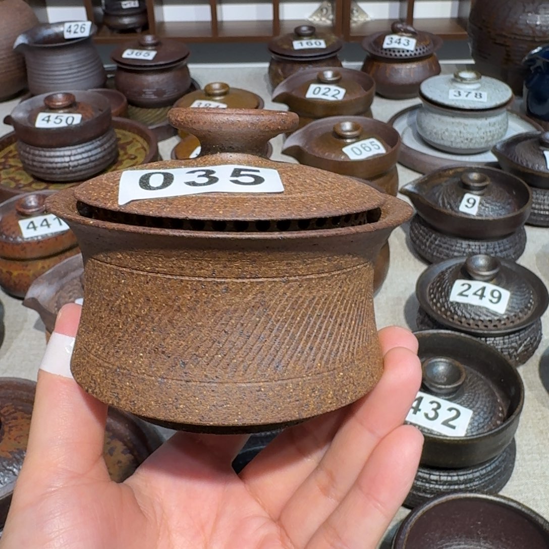 瓷粗瓷茶具素色盖碗