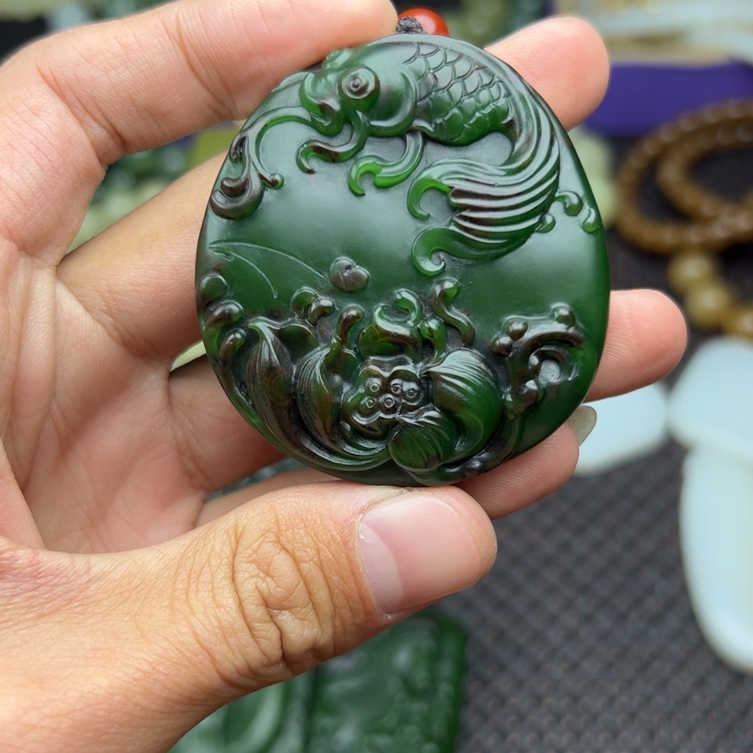 和田玉挂件未镶嵌亚*西