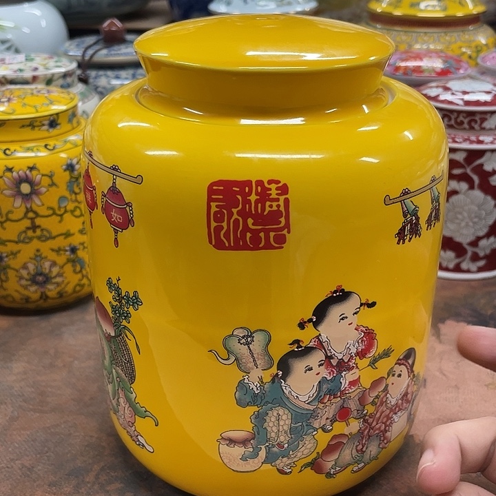 陶瓷罐茶叶罐密封罐储物罐