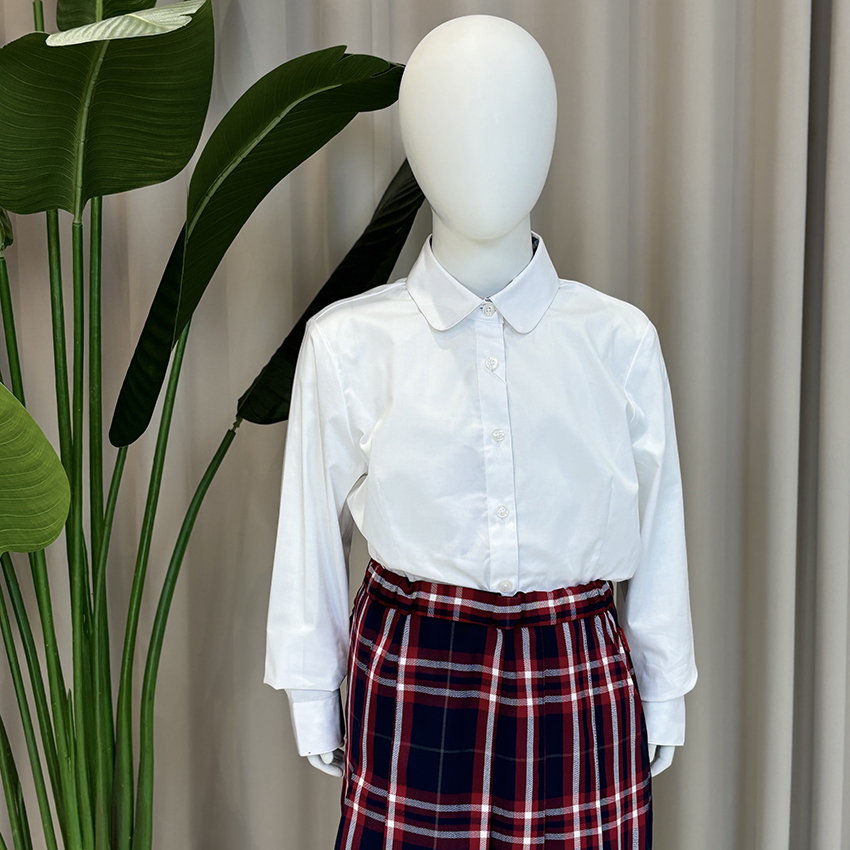 长大附属中学女白衬