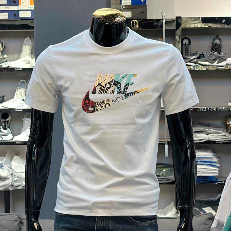 【三折专区】官方正版夏季短袖T恤男圆领宽松百搭上衣透气半截袖