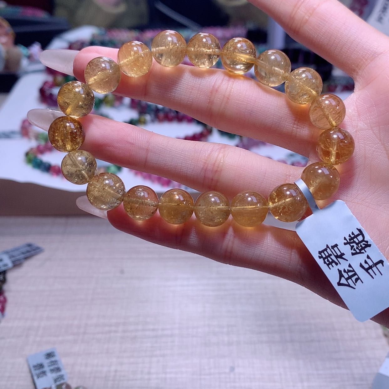 【闪购商品】碧玺手链未镶嵌碧玺