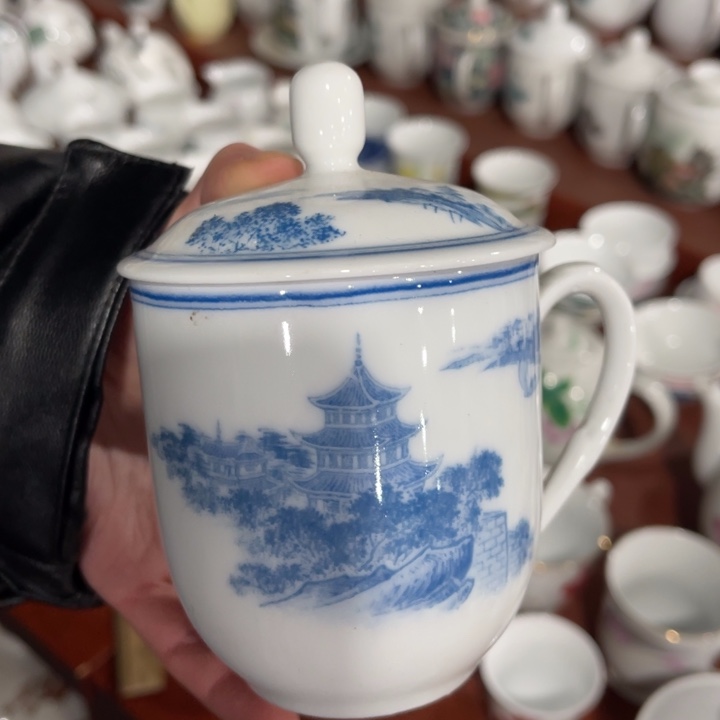 醴陵釉下贴花高温瓷器260ml