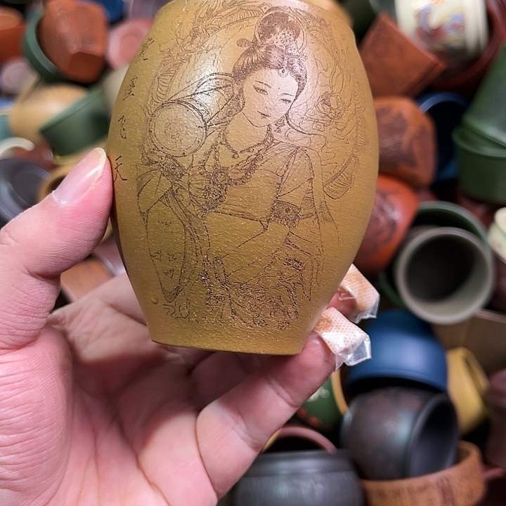 紫砂茶杯全手工紫砂主人杯