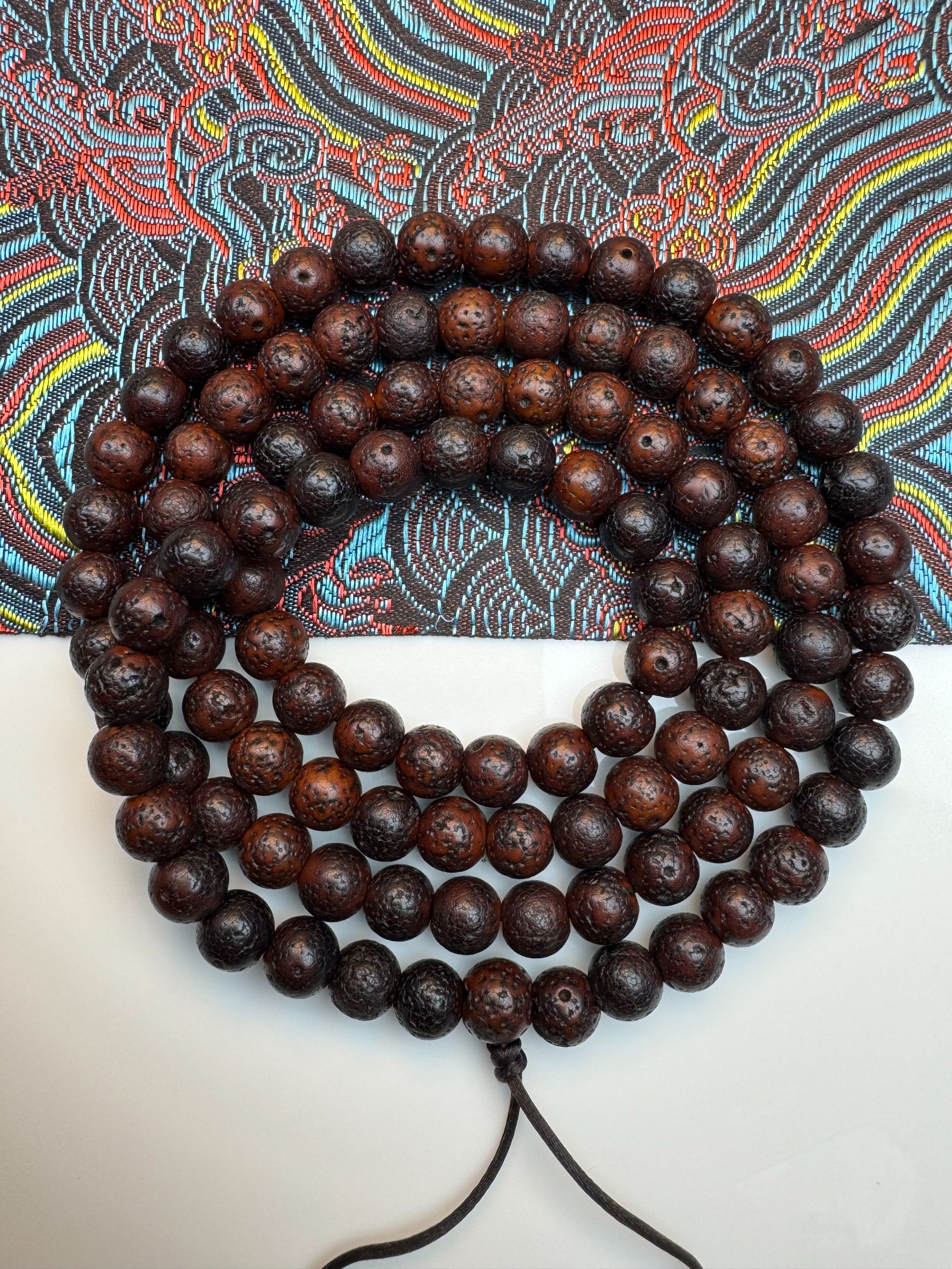 藏传朱砂供老星月108念珠