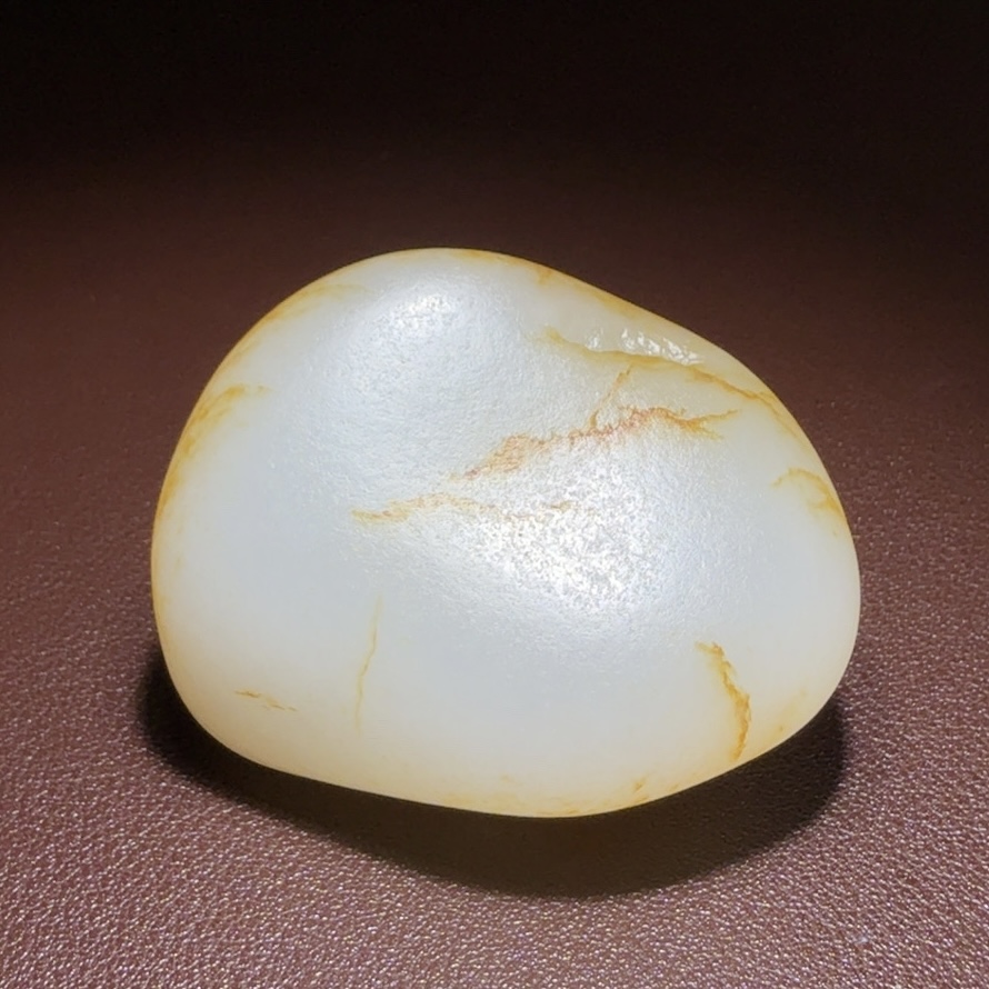 新疆和田玉洒金皮原石手把件摆件挂件吊坠