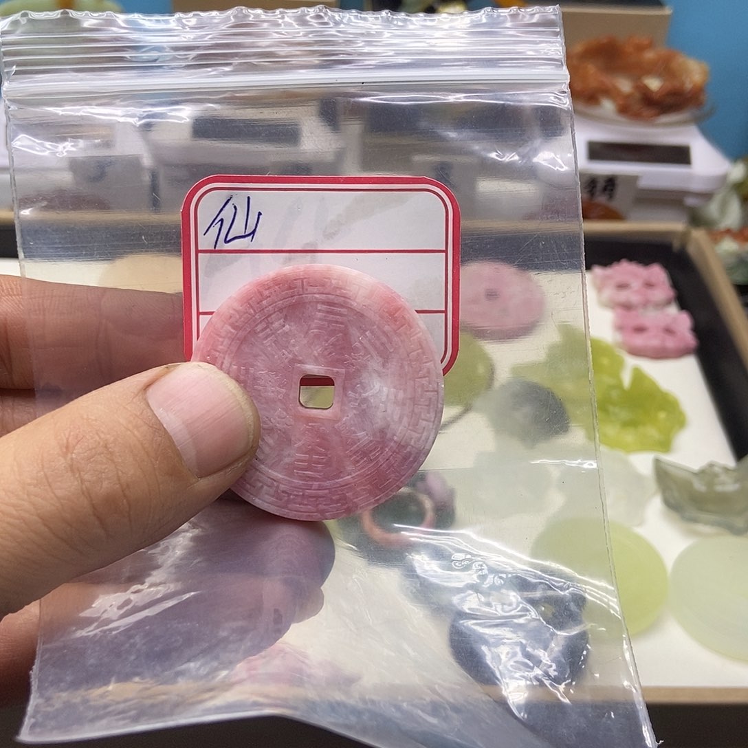 仙***络蛇纹石玉未镶嵌手镯