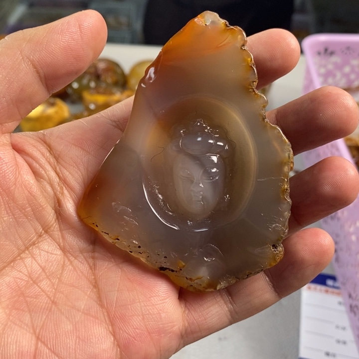 玛瑙/玉髓吊坠(不含链)未镶嵌