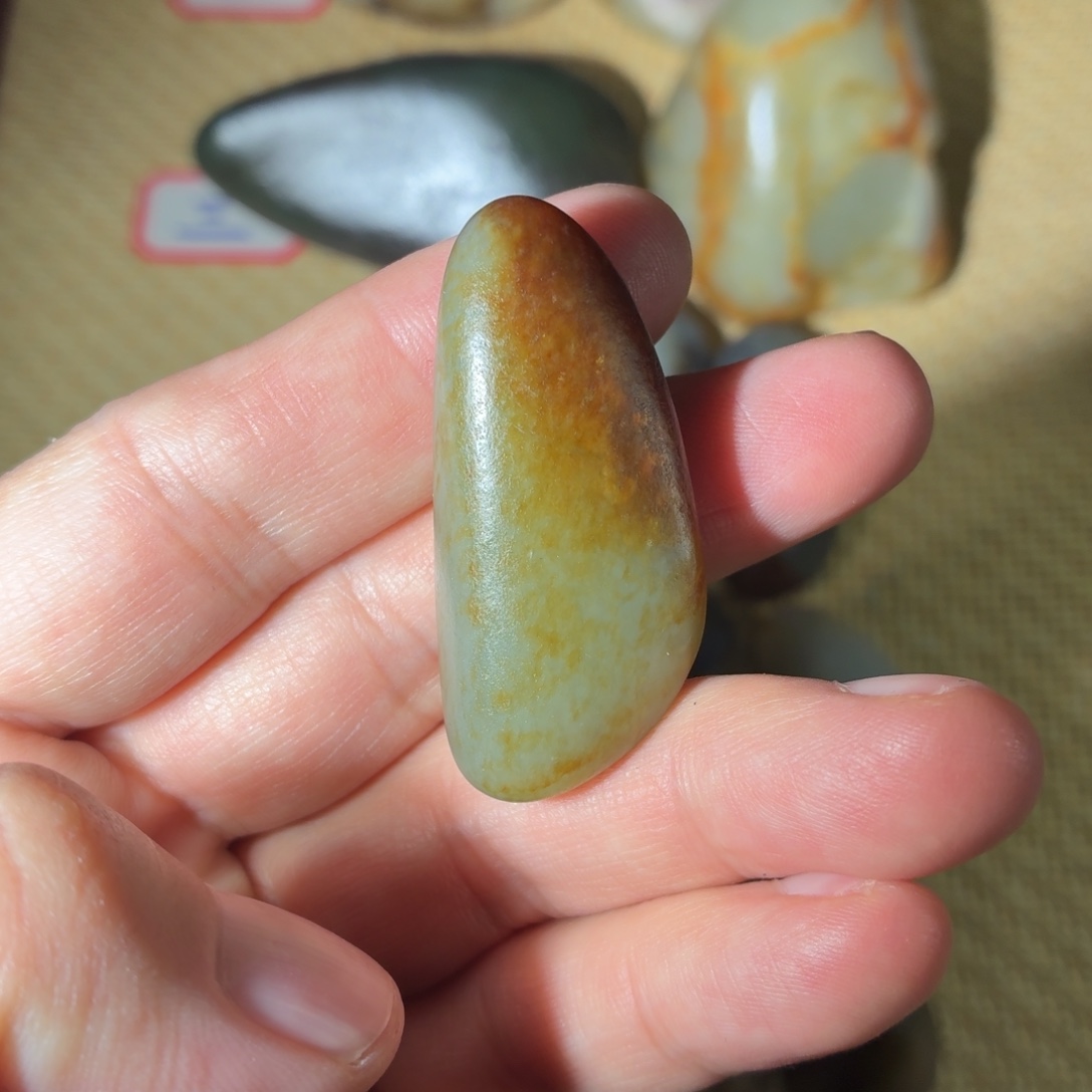 和田玉未镶嵌挂件21