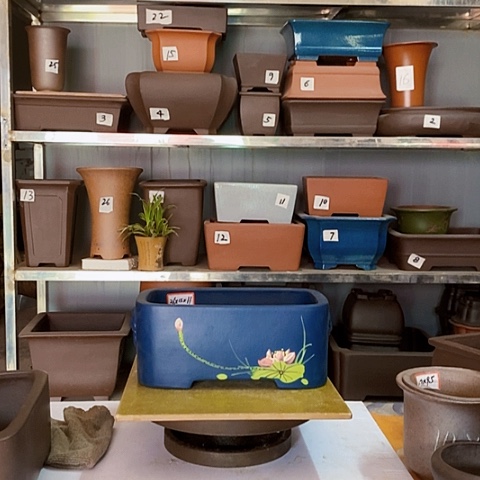 红陶宜兴紫砂花盆