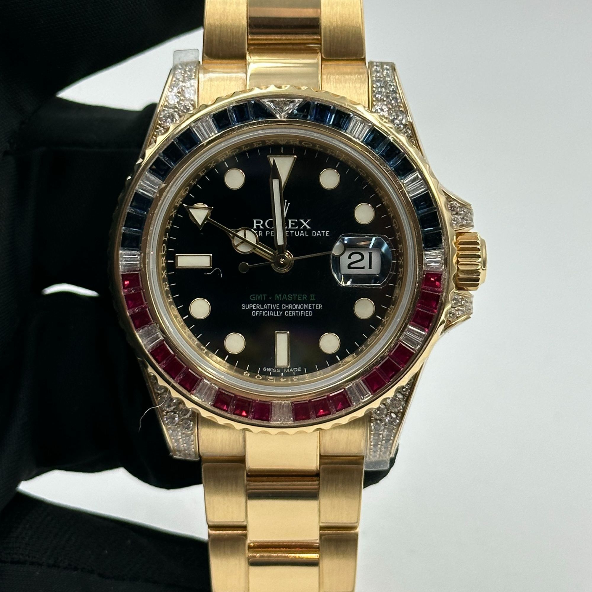 99新 Rolex/劳力士 116758 红蓝宝 12年 