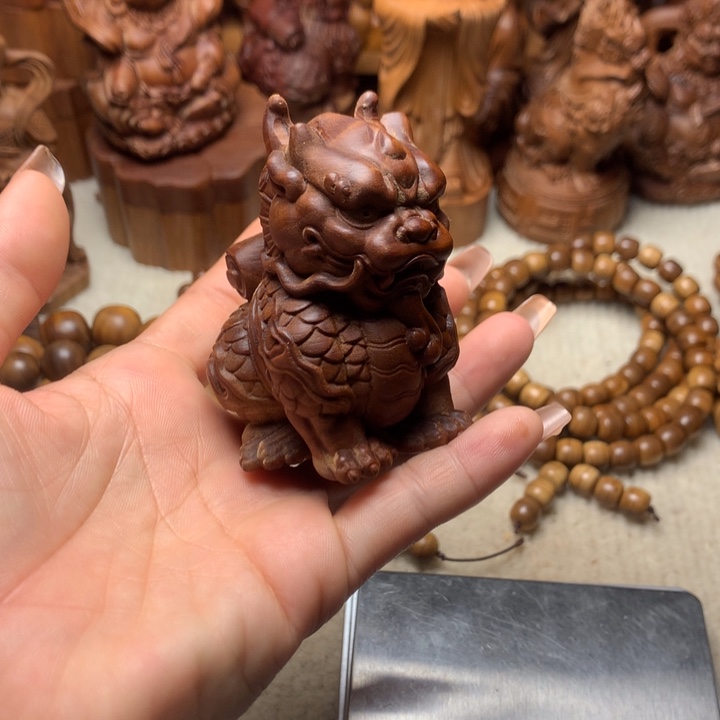 檀香木其他老山檀香手把件