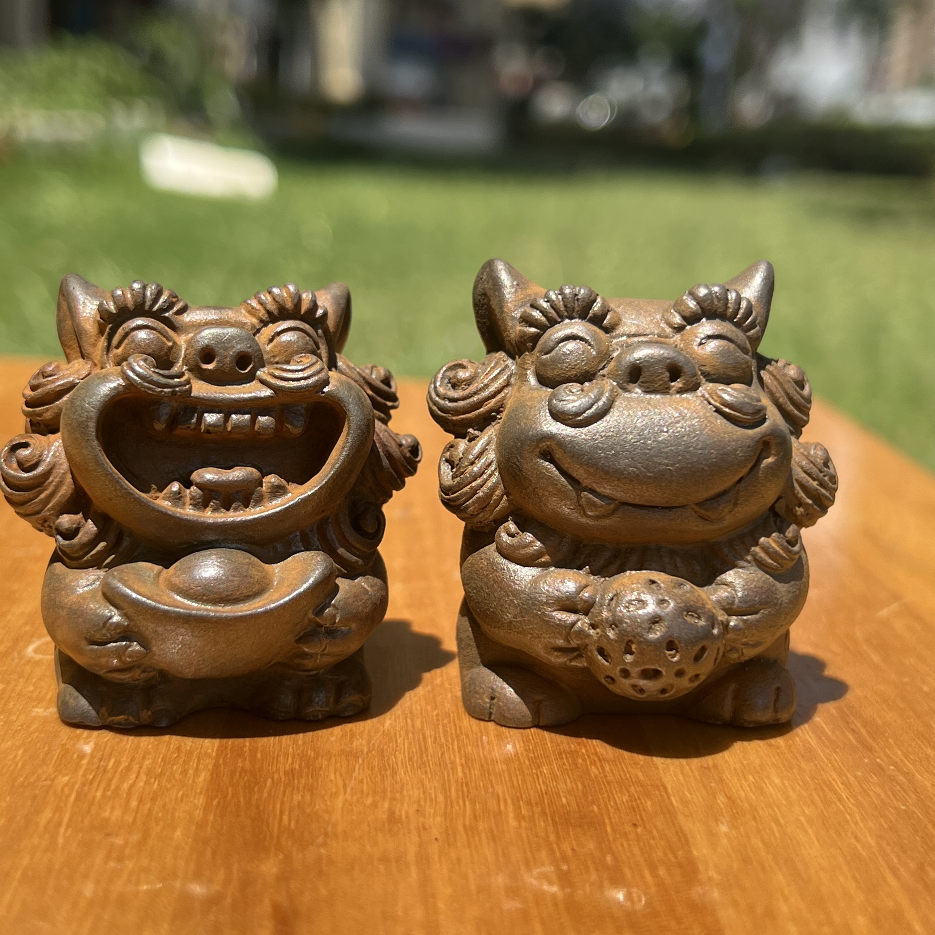 铸铁艺术绣球元宝瓦猫个性高级小众摆件装饰收藏品直播间专属链接