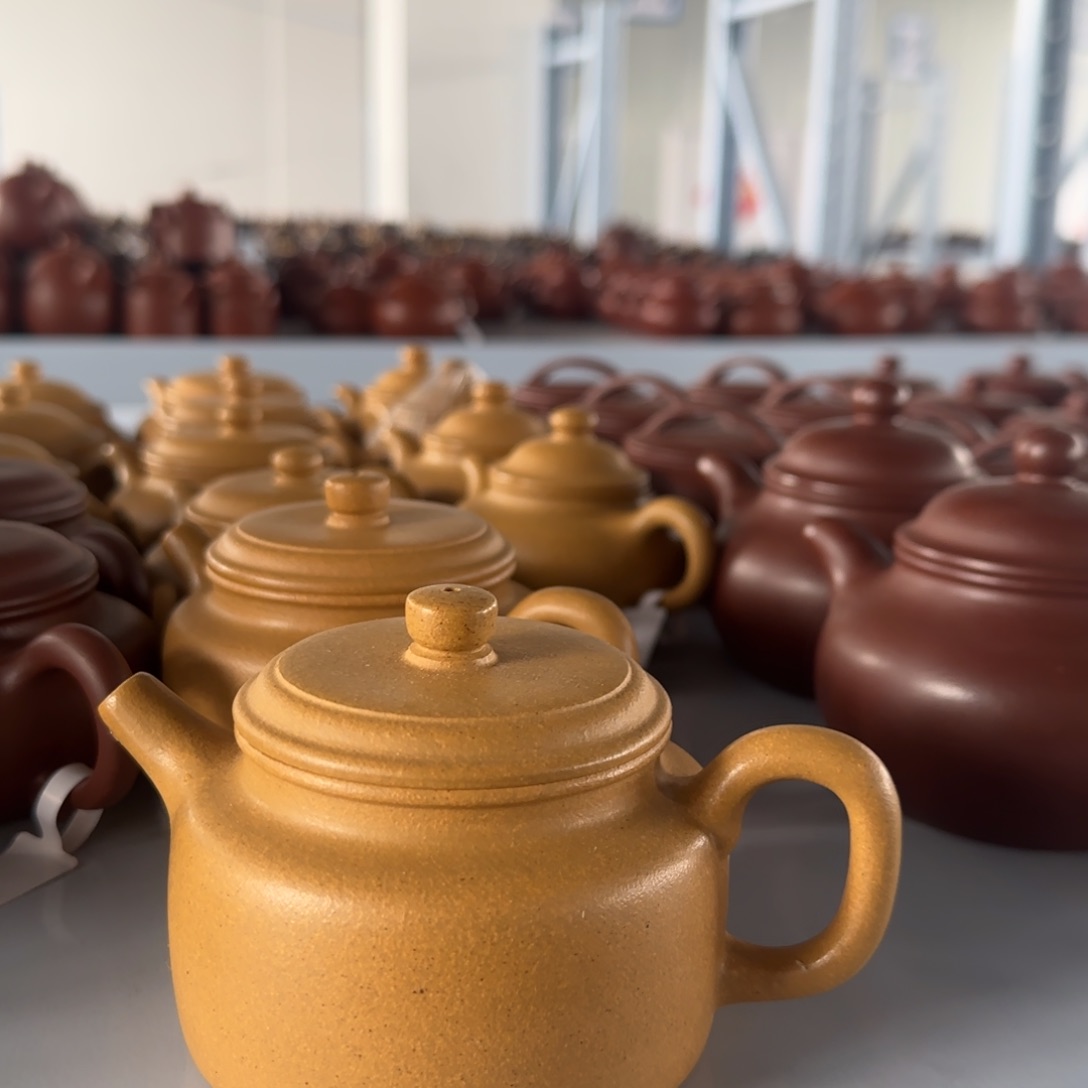 紫砂茶壶黄金段德钟
