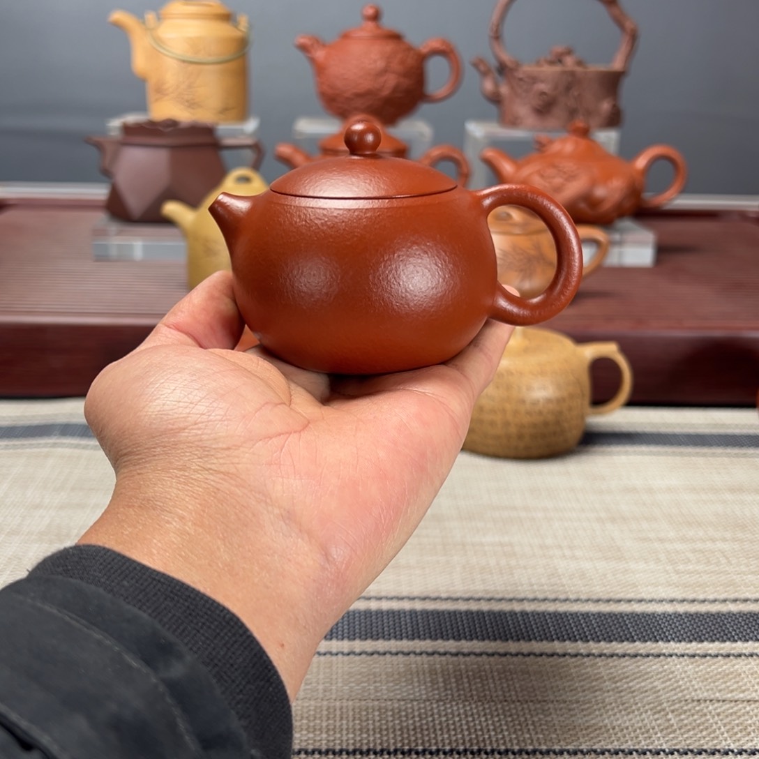 紫砂茶壶西施150CC朱泥