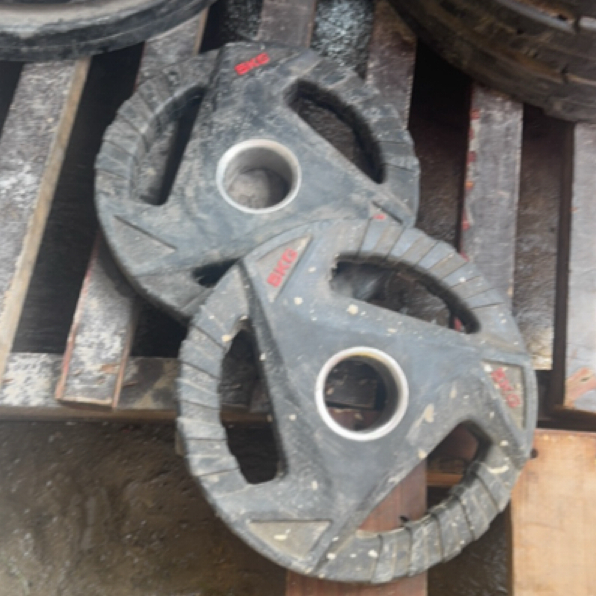 0001杠铃片5公斤一对