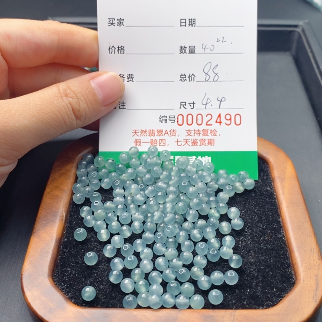 翡翠未镶嵌手链多样性发自选
