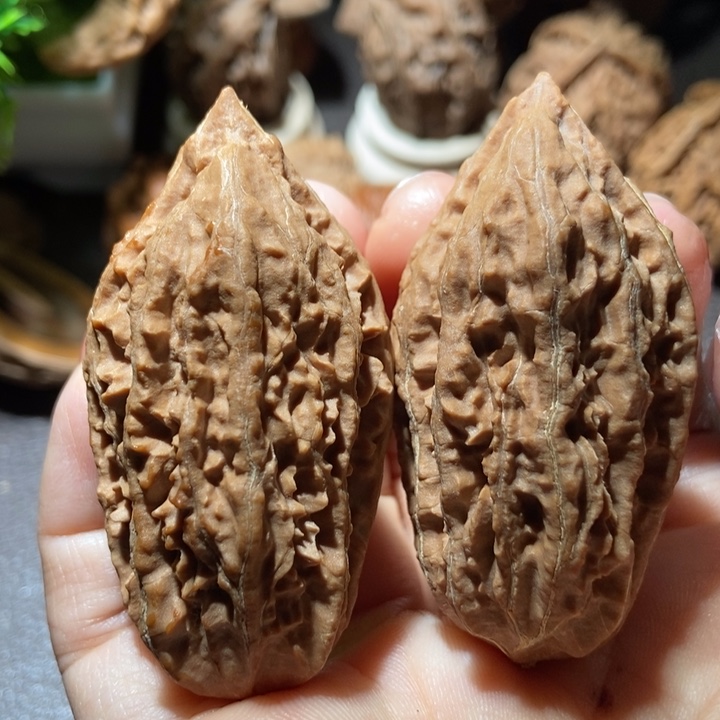 把件文玩核桃东北楸子小雪200