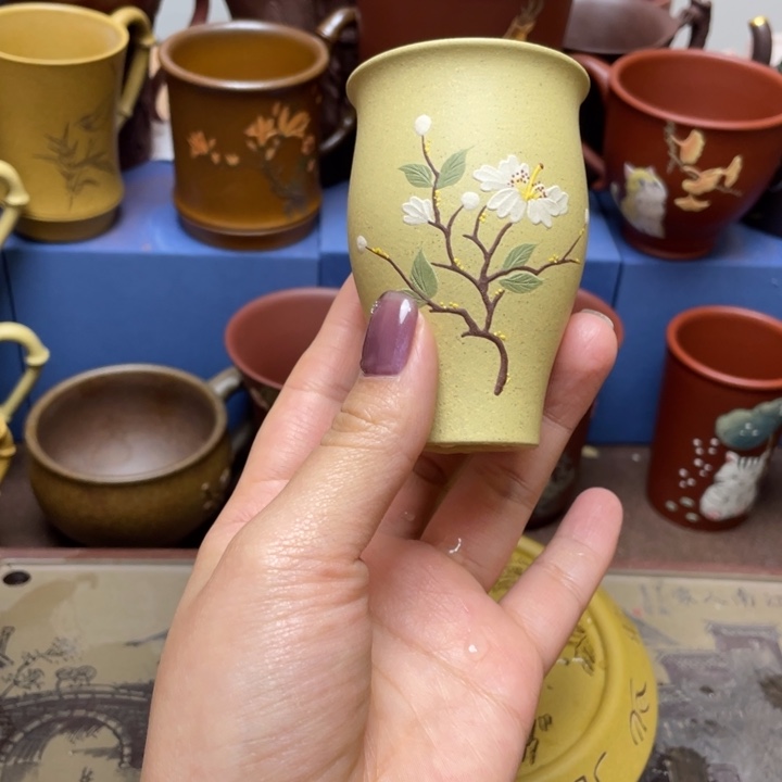 紫砂茶杯紫砂主人杯