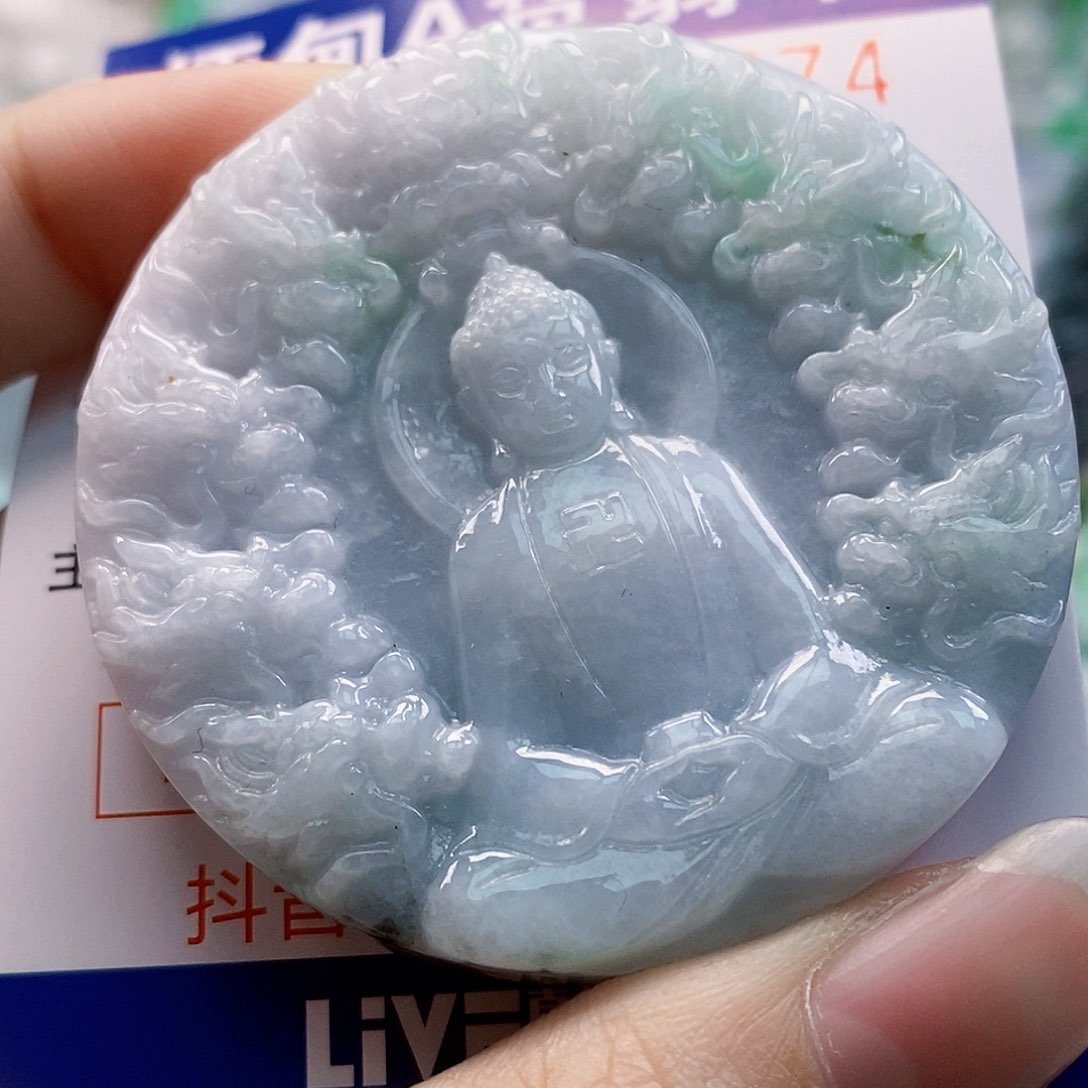 吊坠(不含链)未镶嵌翡翠