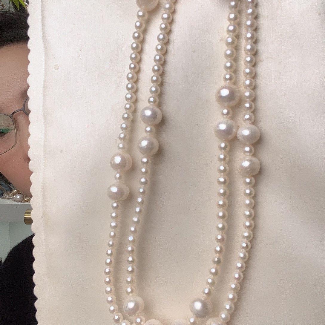 未镶嵌颈饰淡水珍珠