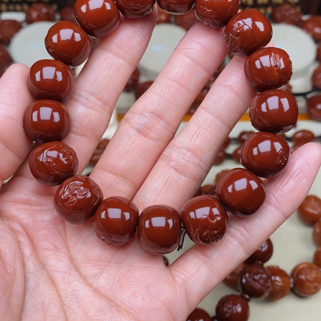 橄榄核吊坠牛****3老型，