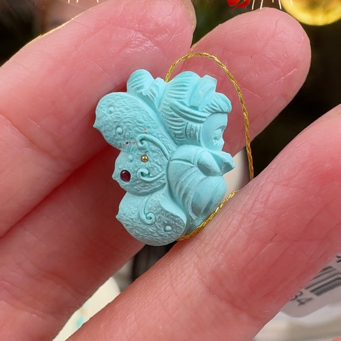 绿松石珠宝奇石未镶嵌