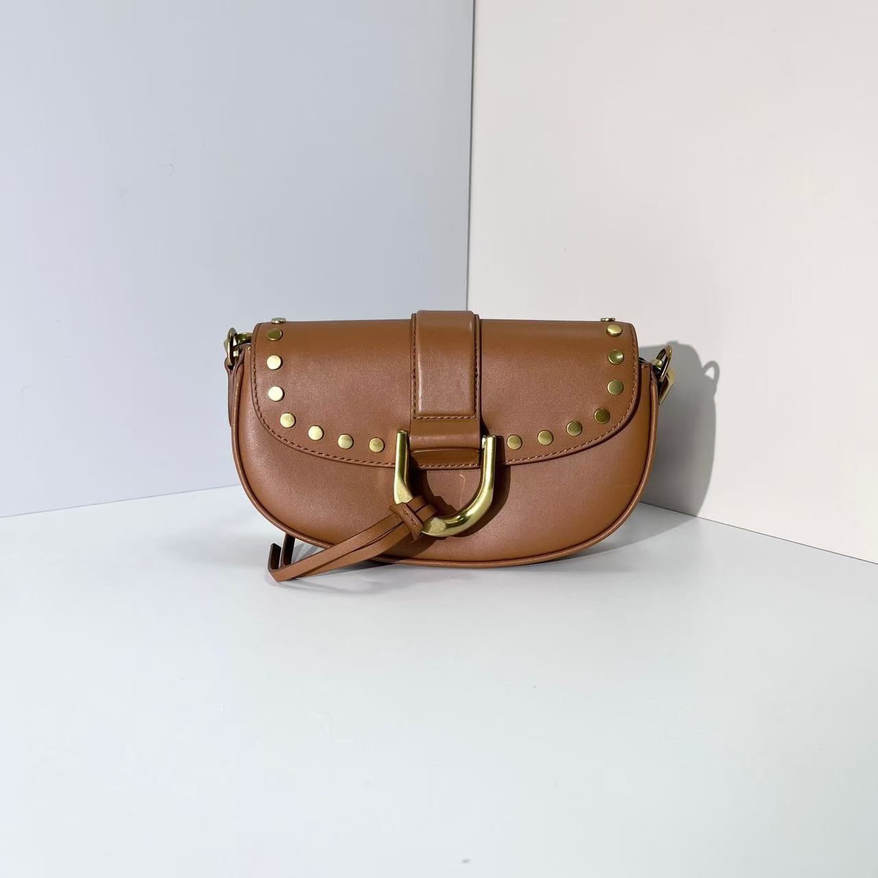  20840527棕色M女士单肩手提包