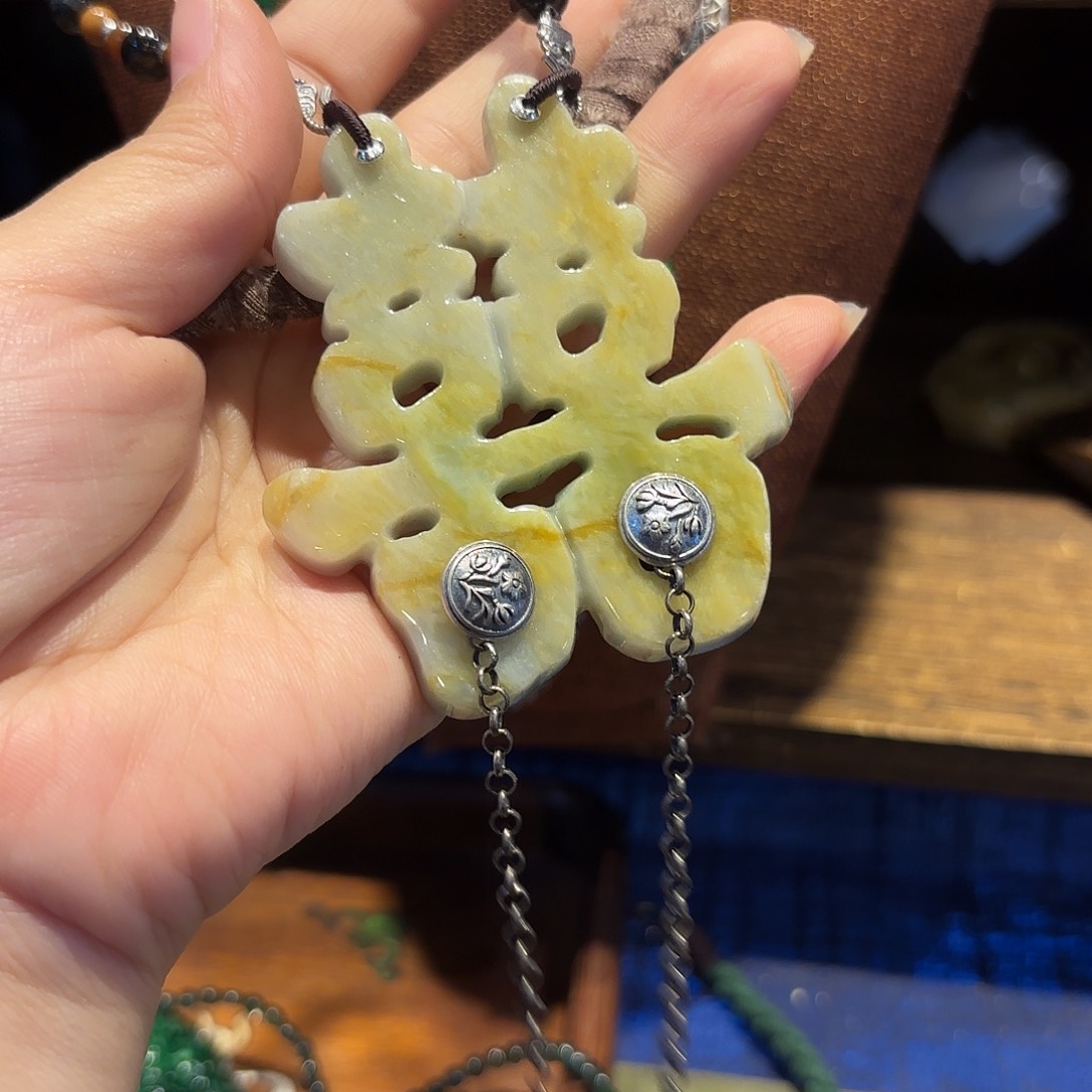 翡翠颈饰未镶嵌原创