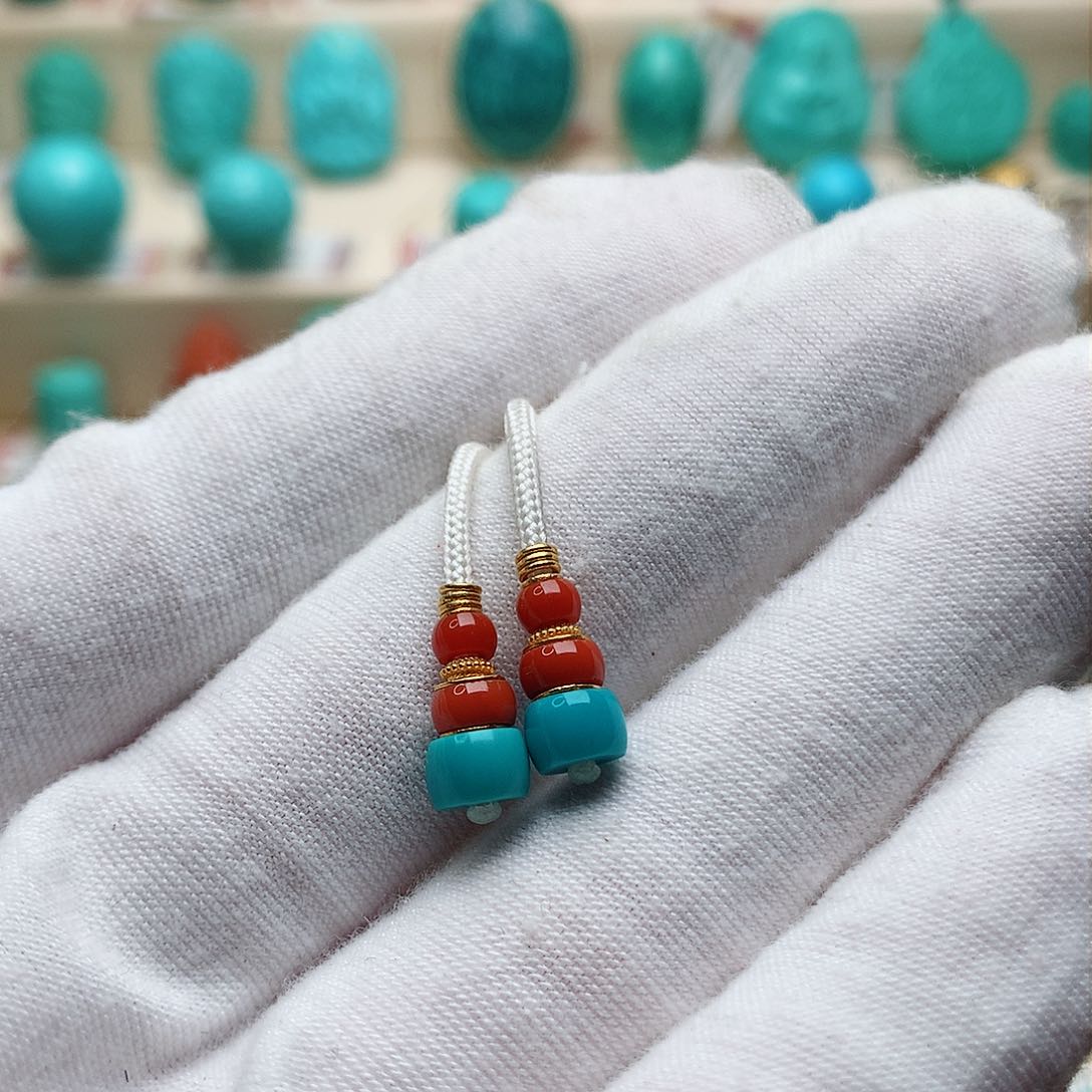 绿松石配饰未镶嵌